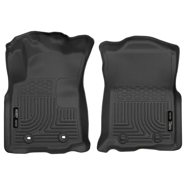 Husky Liners 2016 Toyota Tacoma w/ Manual Trans WeatherBeater Front Black Floor Liners