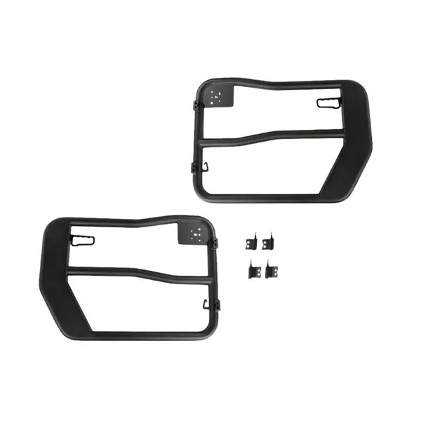 Rugged Ridge Fortis Tube Doors Front 07-18 Jeep Wrangler JK