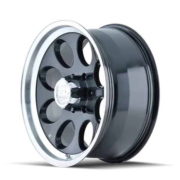 ION Type 171 16x8 / 5x139.7 BP / -5mm Offset / 108mm Hub Black/Machined Wheel
