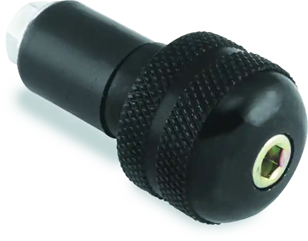 BikeMaster Anti-Vibration Bar Ends - 1in - Black