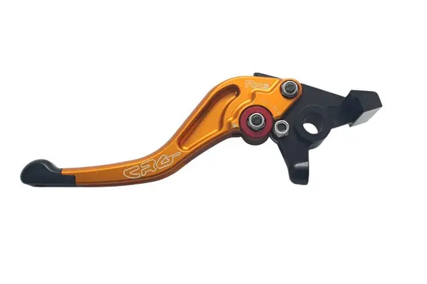 CRG 05-06 Kawasaki ZX6R/RR /04-20 Suzuki GSXR600-1000R/ 06-17 Triumph RC2 Brake Lever- Short Gold