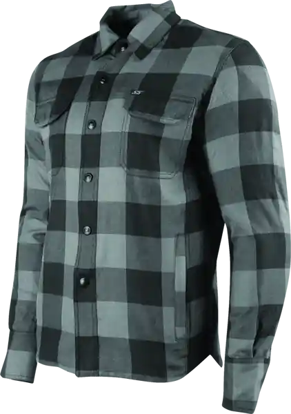 Speed and Strength True Grit Armored Moto Shirt Grey - XL