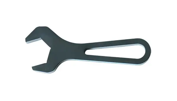 Vibrant -4AN Aluminum Wrench - Anodized Black (individual retail packaged)