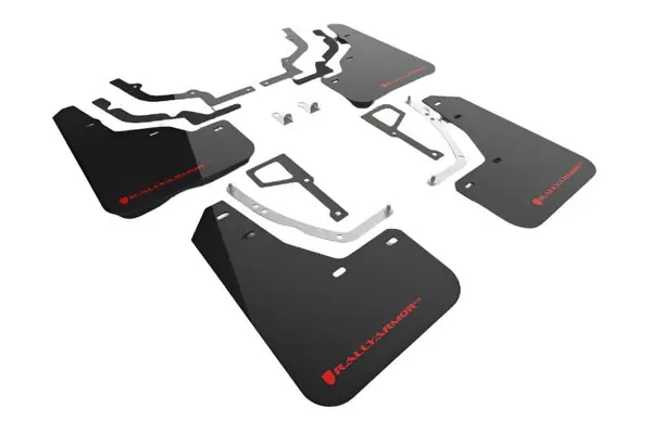 Rally Armor 2025 Hyundai Ioniq 5 N Black Mud Flap w/ Red Logo