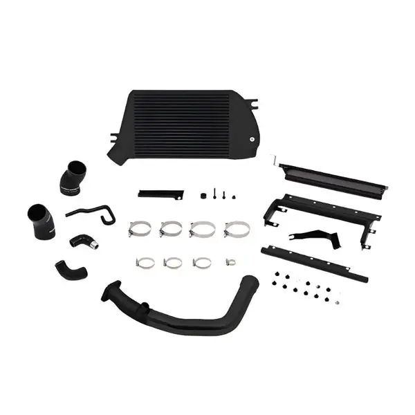 Mishimoto 2015 Subaru WRX Top-Mount Intercooler Kit - Powder Coated Black & Black Pipes