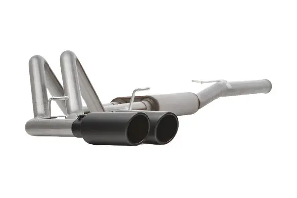 Gibson 15-19 Ford F-150 King Ranch 5.0L 3in/2.5in Cat-Back Dual Sport Exhaust - Black Elite