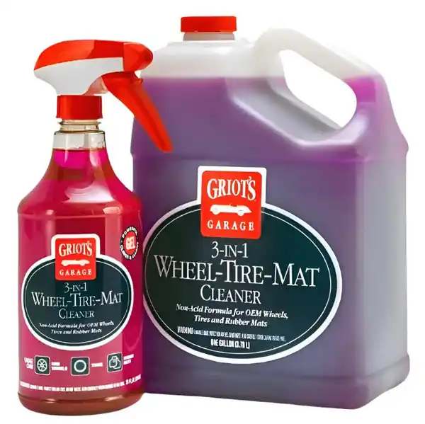 Griots 3 In 1 Wheel Tire Mat Cleaner- 25 Ounces