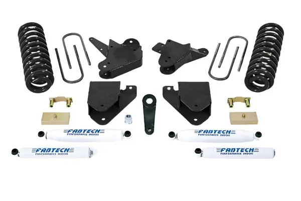 Fabtech 99-00 Ford F250/350 2WD w/Gas & 6.0L Diesel 6in Basic Sys w/Perf Shks