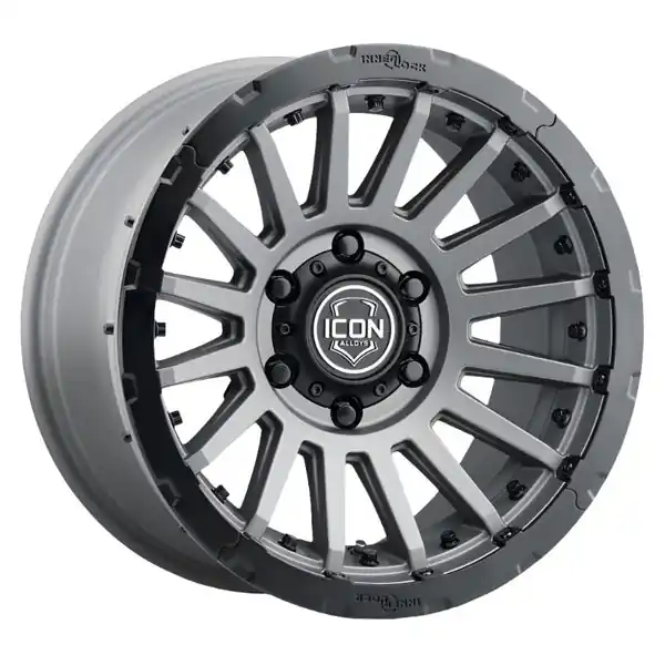 ICON Recon Pro 17x8.5 6x5.5 0mm Offset 4.75in BS 106.1mm Bore Charcoal Wheel