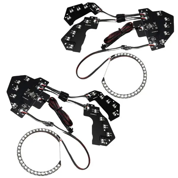 Oracle 18-21 Ford Mustang Dynamic DRL w/ Halo Kit & Sequential Turn Signal - ColorSHIFT SEE WARRANTY