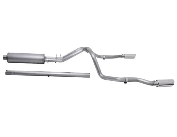 Gibson 20-22 Silverado/GMC Sierra 2500 HD 6.6L Crew Cab (Long Bed) Cat-Back Dual Split Exhaust