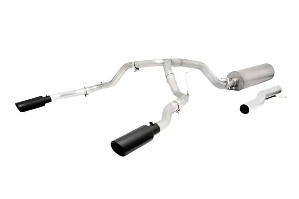Gibson 21-23 GMC Yukon XL Denali/Chevrolet Suburban 6.2L 2/4wd Black Elite Cat-Back Exhuast