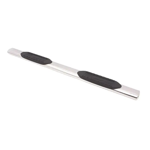 Lund 07-17 Chevy Silverado 1500 Crew Cab 6in. Oval Straight SS Nerf Bars - Polished