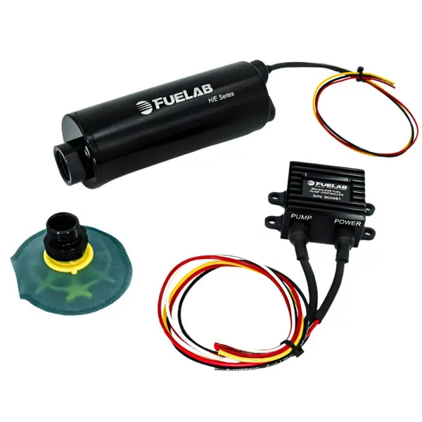 Fuelab In-Tank Twin Screw Brushless Fuel Pump Kit w/Remote Mount Controller/65 Micron - 550 LPH