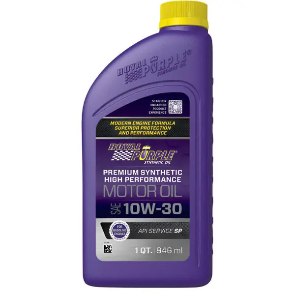 Royal Purple Premium Synthetic High Performance Multi-Grade 10W-30 Motor Oil - 1 Quart