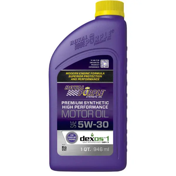 Royal Purple Premium Synthetic High Performance Multi-Grade 5W-30 Motor Oil - 1 Quart