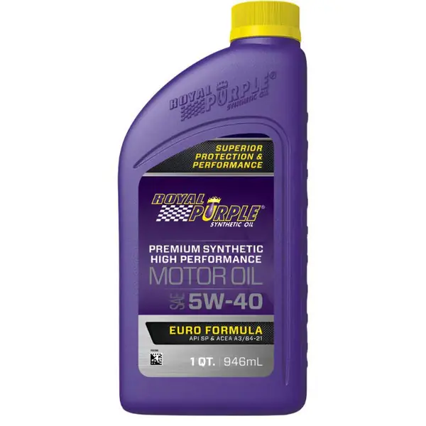 Royal Purple Premium Synthetic High Performance Euro Formula 5W-40 Motor Oil - 1 Quart