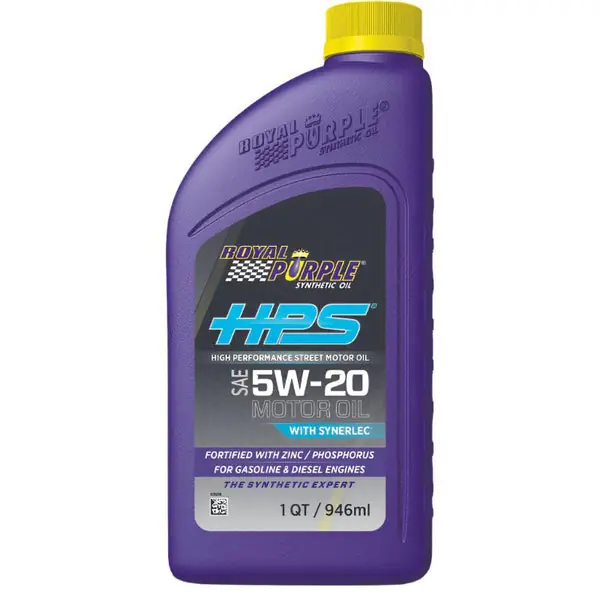 Royal Purple HPS Synthetic High Performance Street 5W-20 Motor Oil - 1 Quart