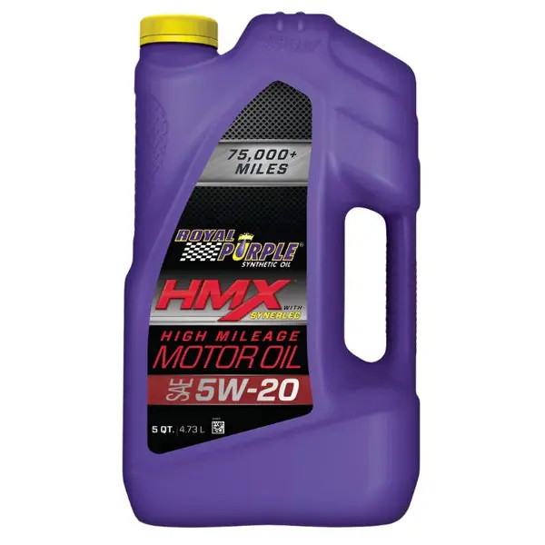 Royal Purple HMX Premium Synthetic High Mileage 5W-20 Motor Oil - 5 Quart
