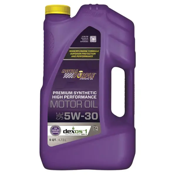 Royal Purple Premium Synthetic High Performance Multi-Grade 5W-30 Motor Oil - 5 Quart