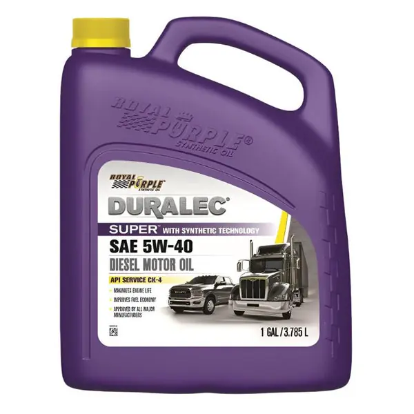 Royal Purple Duralec Super Diesel 5W-40 CK-4 Motor Oil - 1 Gallon