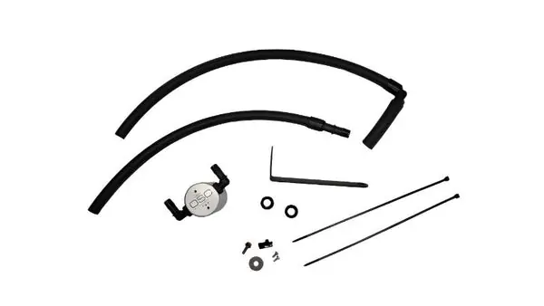 J&L 22-24 Subaru BRZ/GR86 2.4L Passenger Side Oil Separator 3.0 - Clear Anodized