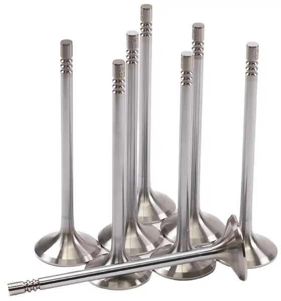 GSC P-D Ford Mustang 5.0L Coyote Gen 3 32mm Head (STD) Super Alloy Exhaust Valve - Set of 8