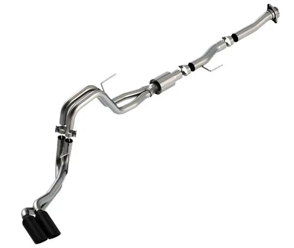 Borla F-150 2021 5.0L 2dr RC SB (122.8 WB) XL/XLT 3/2.25 DSE Cat-Back ATAK Black Chrome Tips