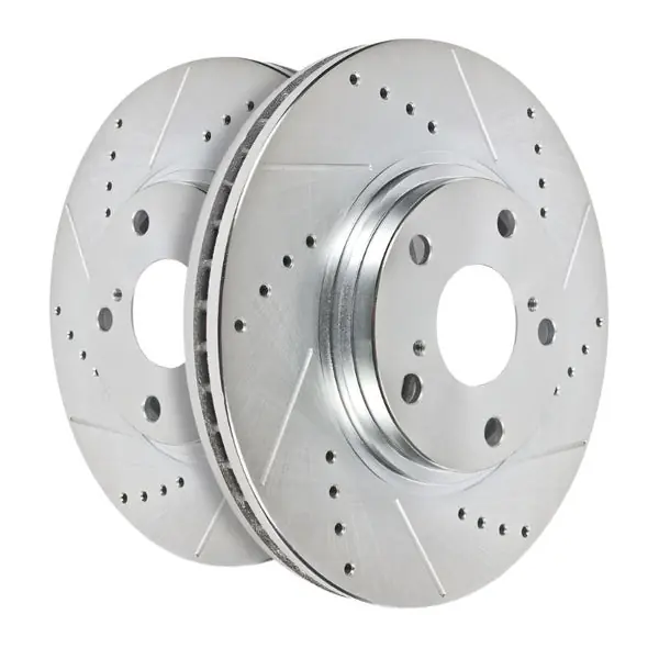 Power Stop 15-19 Ford Mustang Front Evolution Drilled & Slotted Rotors - Pair
