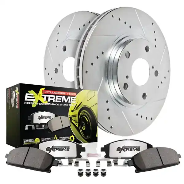 Power Stop 04-06 BMW 525i Front Z26 Street Warrior Brake Kit