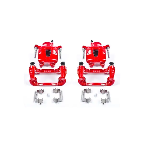 Power Stop 05-10 Scion tC Front Red Calipers w/Brackets - Pair