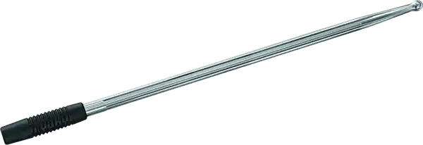 Kuryakyn Billet Antenna Round/Grooved Chrome