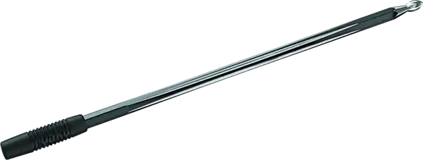 Kuryakyn Billet Antenna Hex/Grooved Black & Raw