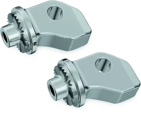 Kuryakyn Splined Peg Adapters Front Indian Scout Chrome