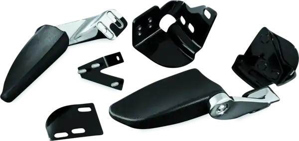 Kuryakyn Stealth Passenger Armrests 97-13 Touring Models Chrome