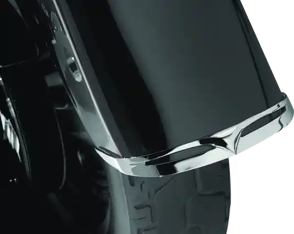Kuryakyn Fender Tip Front Leading Edge 90-17 Fat Boy Models Chrome