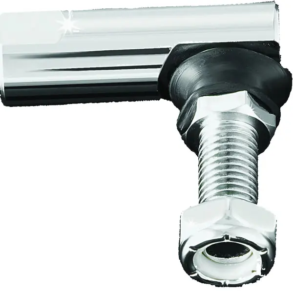 Kuryakyn Barrel Style Right Hand Female 5/16in-24 Threads Chrome