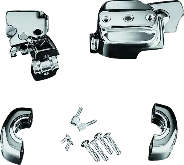 Kuryakyn Brake & Clutch Control Dress-Up Kit Single Disc Front Brakes 96-14