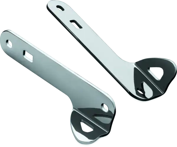 Kuryakyn Custom Teardrop Tie-Down Brackets 14-Up Touring Chrome