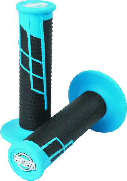 ProTaper Clamp-On 1/2 Waffle Grip - Neon Blue/Black
