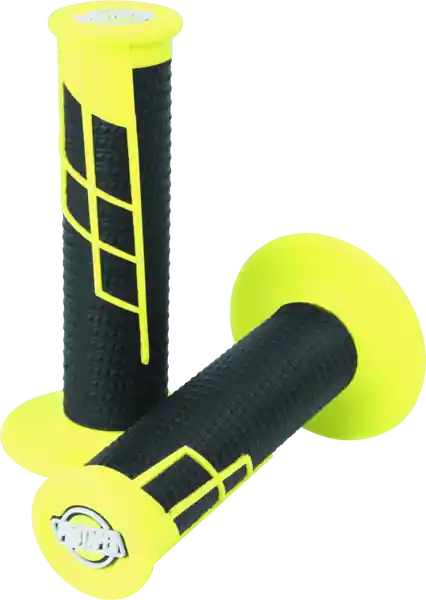 ProTaper Clamp-On 1/2 Waffle Grip - Neon Yellow/Black