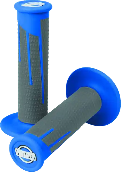 ProTaper Full Diamond Clamp-On Grips - Blue/Dark Gray