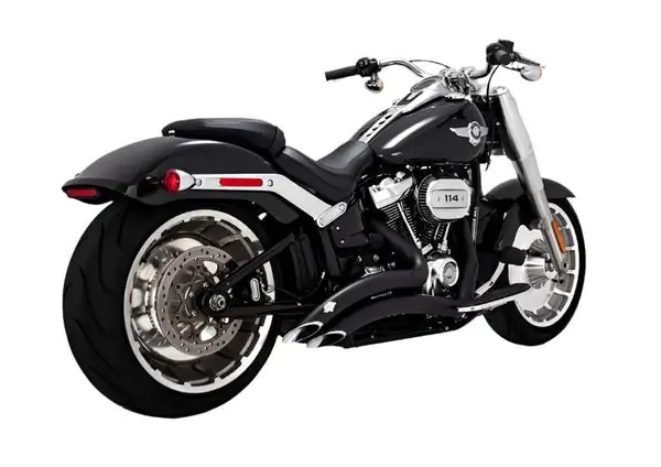 Vance & Hines HD Ftby/Brkout 18-22 Br 2-2 Black PCX Full System Exhaust