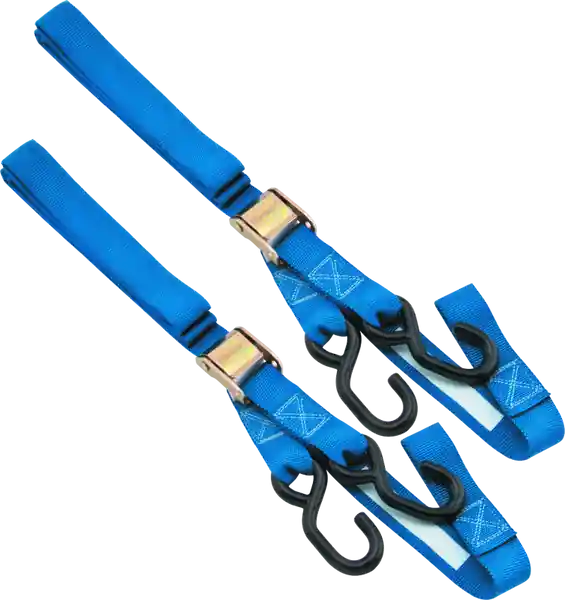 BikeMaster Tiedown 1-1/2 Integrated Softhook - Blue
