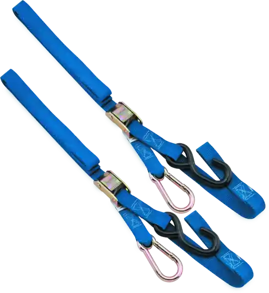 BikeMaster Tiedown Carabiner Softhook - Blue
