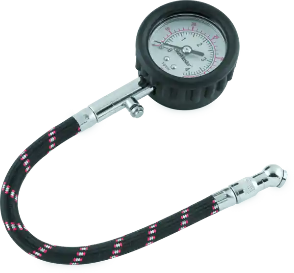 BikeMaster Tire Gauge/Hose 60 PSI