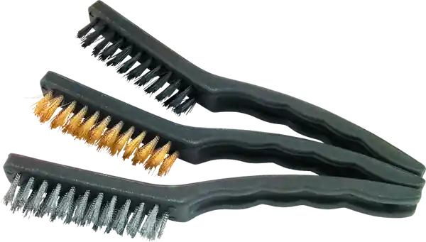 BikeMaster 3-pc Nylon/Wire Brush Set