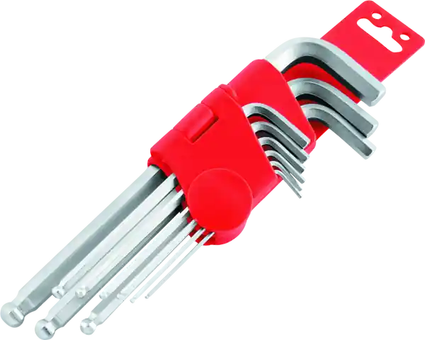 BikeMaster 9-pc Ball End Short Wrench Set - Metric
