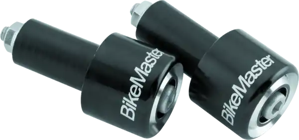 BikeMaster Anodized Aluminum Barend Pair - Black