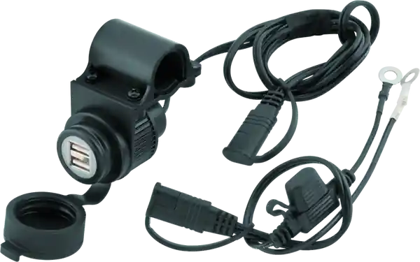 BikeMaster Dual USB Socket w/ Bracket